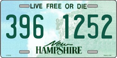 NH license plate 3961252