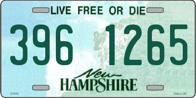 NH license plate 3961265