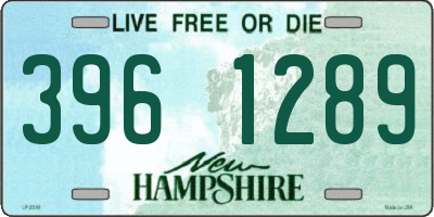 NH license plate 3961289