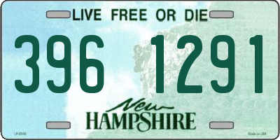 NH license plate 3961291