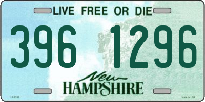 NH license plate 3961296