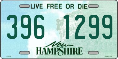 NH license plate 3961299