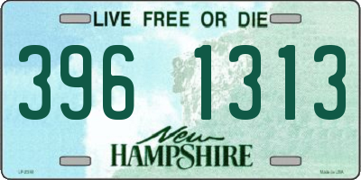 NH license plate 3961313