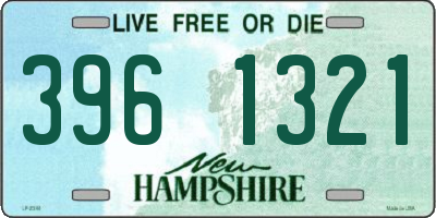 NH license plate 3961321