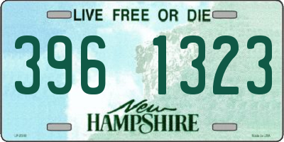 NH license plate 3961323