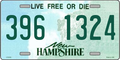 NH license plate 3961324