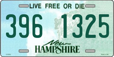 NH license plate 3961325