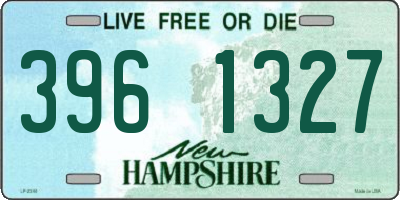 NH license plate 3961327