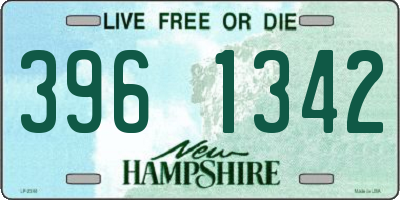 NH license plate 3961342