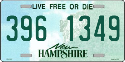 NH license plate 3961349