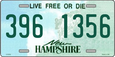 NH license plate 3961356