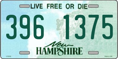 NH license plate 3961375