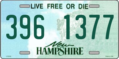NH license plate 3961377
