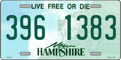 NH license plate 3961383