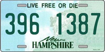NH license plate 3961387