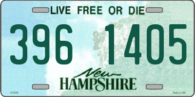NH license plate 3961405