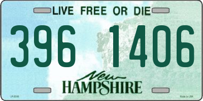NH license plate 3961406