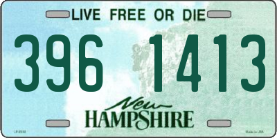 NH license plate 3961413