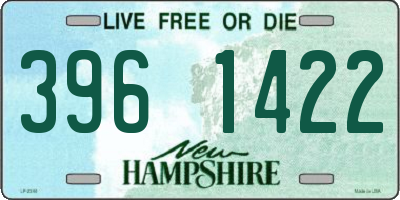 NH license plate 3961422