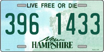 NH license plate 3961433