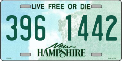 NH license plate 3961442