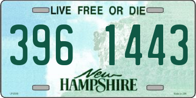 NH license plate 3961443