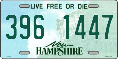 NH license plate 3961447