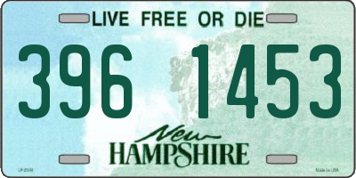 NH license plate 3961453
