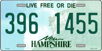 NH license plate 3961455
