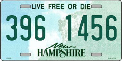 NH license plate 3961456