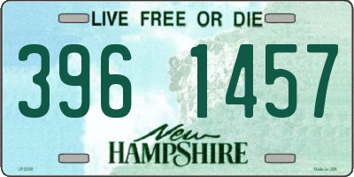 NH license plate 3961457