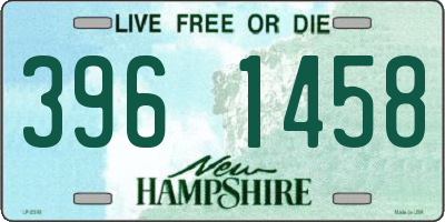 NH license plate 3961458