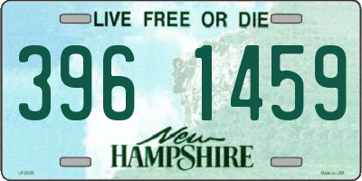 NH license plate 3961459