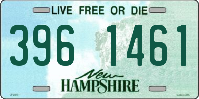 NH license plate 3961461