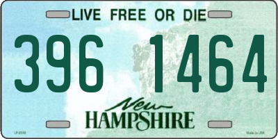 NH license plate 3961464