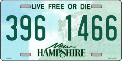 NH license plate 3961466