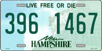 NH license plate 3961467