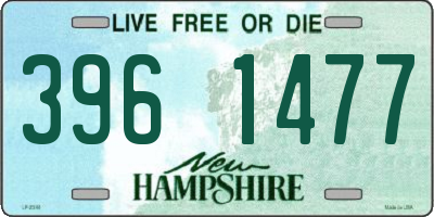 NH license plate 3961477