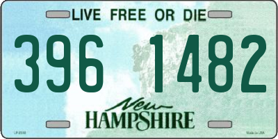 NH license plate 3961482