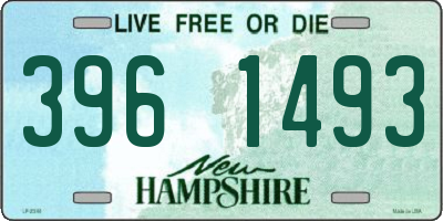 NH license plate 3961493