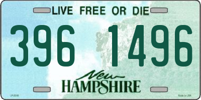 NH license plate 3961496