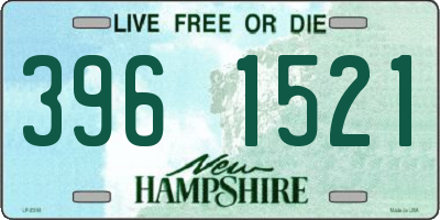 NH license plate 3961521