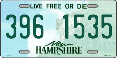 NH license plate 3961535