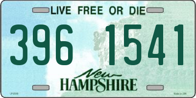 NH license plate 3961541