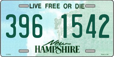 NH license plate 3961542