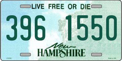 NH license plate 3961550