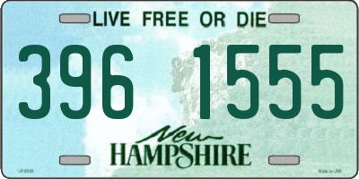 NH license plate 3961555