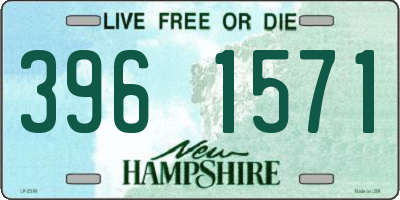 NH license plate 3961571