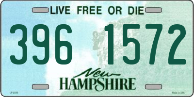 NH license plate 3961572
