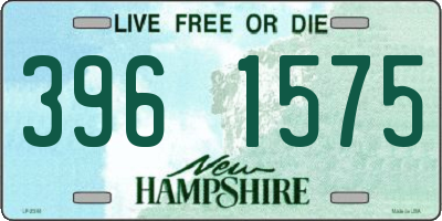 NH license plate 3961575
